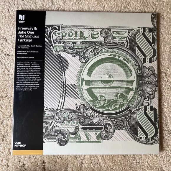 Freeway & Jake One The Stimulus Package 2-LP ~ Exclusive Color Vinyl ~Brand New! - Picture 2 of 3